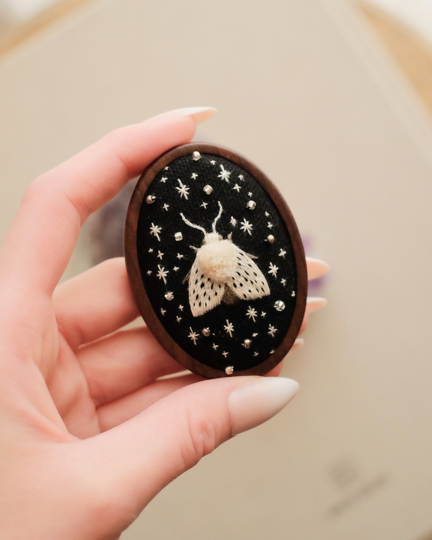 Écaille tigrée + ciel étoilé grand format